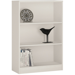 Florence 4 You 3 Shelf Pearl White Medium Wide Bookcase - Furniture to Go - Wilko - thumbnail 3