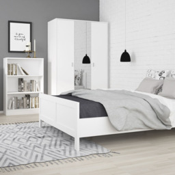 Florence 4 You 3 Shelf Pearl White Medium Wide Bookcase - Furniture to Go - Wilko - thumbnail 4
