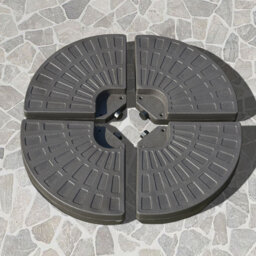 Outsunny 4 PCs Parasol Base Set - Size: 10.5 x 100 x 100cm - Black - Wilko - thumbnail 3