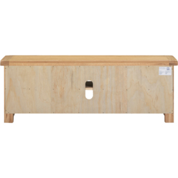 Seconique Windsor 2 Door 2 Shelf Natural Oak Straight TV Unit - Size: 50.5 x 140 x 37cm - Wilko - thumbnail 7