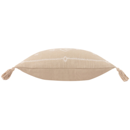 Yard Folis Stone Embroidered Cushion - Size: 50 x 30 cm - Multi - Yard Living - Wilko - thumbnail 5