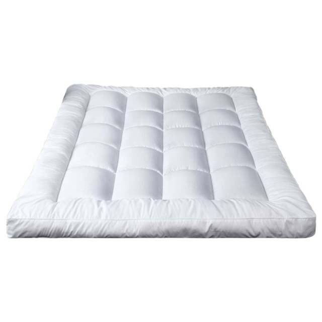 Ezysleep Small Double Super Soft Thick Mattress Topper - White - Wilko - image 1