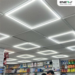 ENER-J 40W Splicing LED Borderline Ceiling Panel CCT Switchable Light 60 x 60cm - Size: 30 x 20 x 10cm - Wilko - thumbnail 3