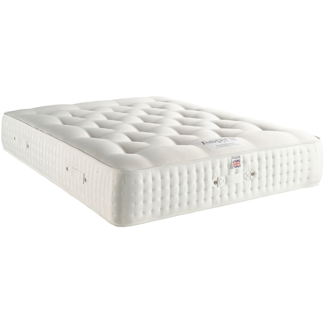 Aspire Furniture Super King Cashmere 3000 Pocket Mattress - White - Aspire Beds - Wilko - image 1