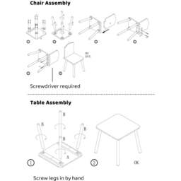 Kidsaw Gruffalo 2 Seater Green and Cream Table and Chairs - Wilko - thumbnail 6
