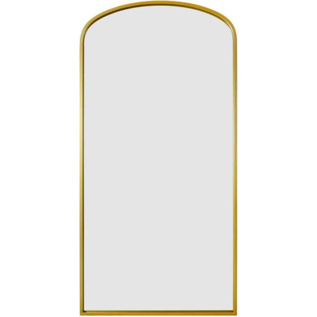 The Angustus Gold Arched Leaner Wall Mirror 200 x 100cm - MirrorOutlet - Wilko - image 1