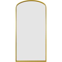 The Angustus Gold Arched Leaner Wall Mirror 200 x 100cm - MirrorOutlet - Wilko - thumbnail 1