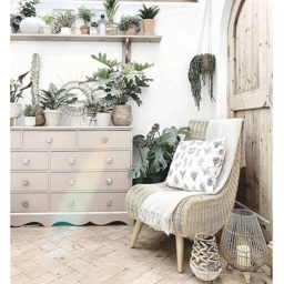 Desser Cream Wicker Teardrop Chair - Size: Single - Wilko - thumbnail 6
