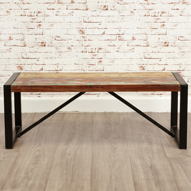 Baumhaus Urban Chic 2 Seater Dining Bench - Multi - Wilko - image 1