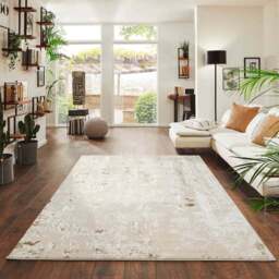 Desire Rugs Styrus Beige Abstract Rug 120 x 170cm - Wilko - thumbnail 3