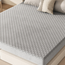 Costway King Size Grey Luxury Super Soft Velvet Mattress Protector - Size: Super King - Wilko - thumbnail 5