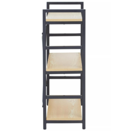 Premier Housewares Laxton 3 Shelf Light Yellow Bookshelf - Interiors by Premier - Wilko - thumbnail 4