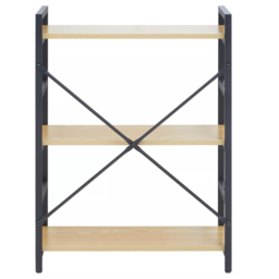 Premier Housewares Laxton 3 Shelf Light Yellow Bookshelf - Interiors by Premier - Wilko - thumbnail 5