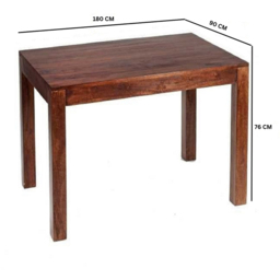 Brooklyn Nihash Toko 8 Seater Mango Dining Table Dark - Brown - Wilko - thumbnail 5