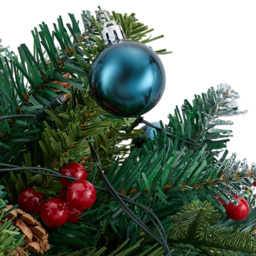 Living and Home Pre-Lit Christmas Planter Bush with Pinecones and Red Berries 58cm 2 Pack - Size: 58 x 61 x 61cm - Multi - Wilko - thumbnail 7