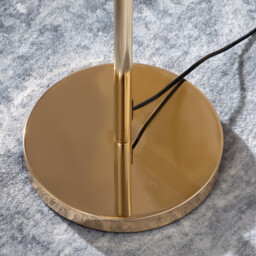 Portland Crystal Floor Lamps - Size: 34 x 25 x 156cm - Gold - Wilko - thumbnail 5