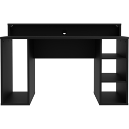 Florence Tezaur 4 Shelf Black LED Gaming Desk - Furniture To Go - Wilko - thumbnail 6