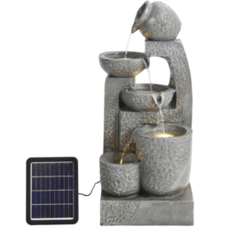 Living and Home Grey Cascade Solar Powered Water Feature - Size: 64x28x22cm - Wilko - thumbnail 4
