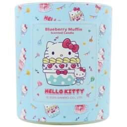 Hello Kitty Original Collection Blueberry Muffin Candle 206g - Size: 9.5 x 6.7 x 8cm - Multi - Wilko