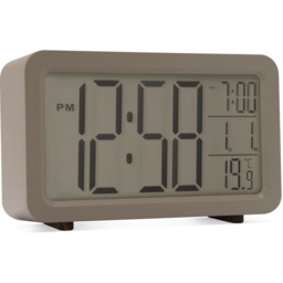 Acctim Harley Grey LCD Alarm Clock 7cm - Size: 5 x 11 x 7cm - Wilko - thumbnail 4