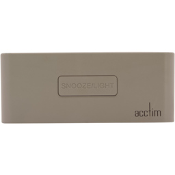 Acctim Harley Grey LCD Alarm Clock 7cm - Size: 5 x 11 x 7cm - Wilko - thumbnail 7