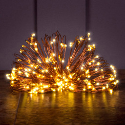 St Helens Plug In Copper Wire Lights 20m - White - Wilko - thumbnail 1