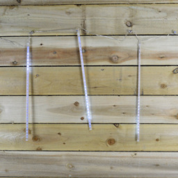 Premier Imitation Snowing Effect LED Shower Light - Size: 50 x 200 x 50cm - White - Wilko - thumbnail 6