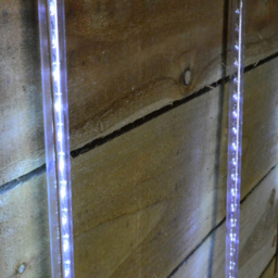 Premier Imitation Snowing Effect LED Shower Light - Size: 50 x 200 x 50cm - White - Wilko - thumbnail 7