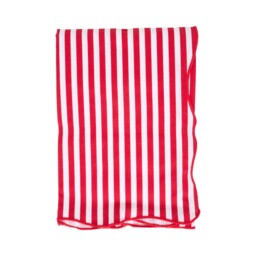 Stripe Scallop Edge Tablecloth Red - All I Want For Christmas - Wilko - thumbnail 3
