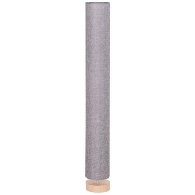 Portland 120cm Wooden Base Fabric Floor - Size: 15 x 15 x 120cm - Grey - Wilko - image 1
