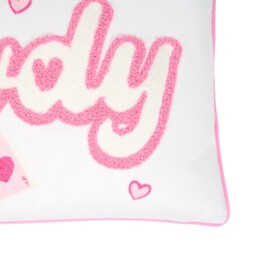Howdy Tufted Cushion Pink - My - Wilko - thumbnail 4