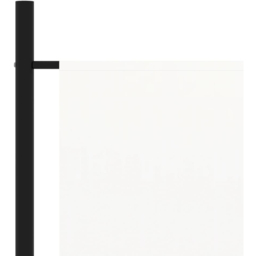 vidaXL Fabric White Panel Room Divider 175 x 180cm - Size: 1 Panel - Wilko - thumbnail 4