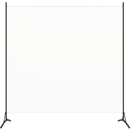 vidaXL Fabric White Panel Room Divider 175 x 180cm - Size: 1 Panel - Wilko - thumbnail 3