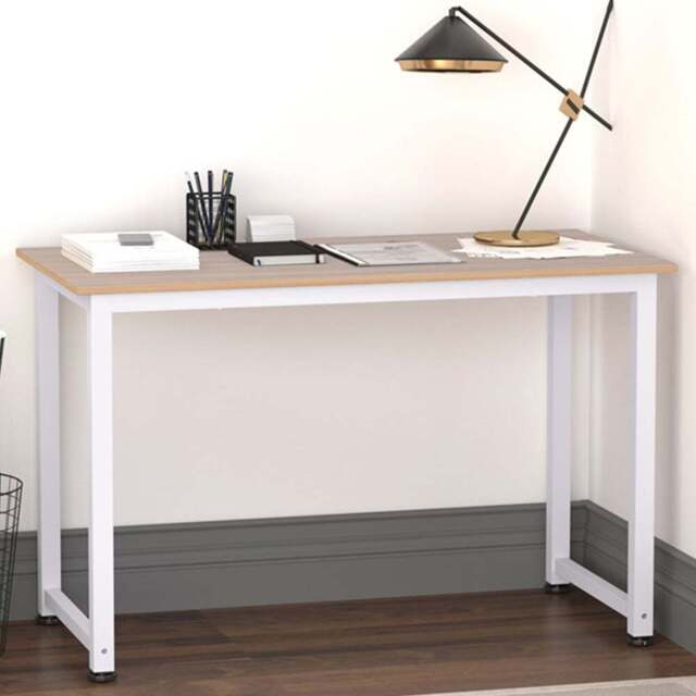 Portland Metal Frame Office Desk White - Size: 120 x 60 x 76cm - Wilko - image 1