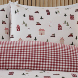 Home for Christmas Duvet Set - Multicolour/King - Wilko - thumbnail 3