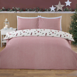 Home for Christmas Duvet Set - Multicolour/King - Wilko - thumbnail 6