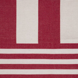 furn. Deck White Stripe Printed Indoor and Outdoor Rug 120 x 120cm - Wilko - thumbnail 3