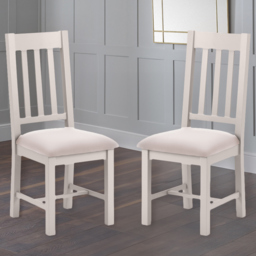 Julian Bowen Richmond Set of 2 Grey Dining Chair - Wilko