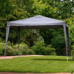 Glendale 3 x 3m Easy Up Grey Garden Gazebo - Wilko - thumbnail 1