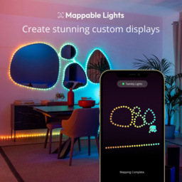 Twinkly Dots 200 RGB LED Smart Black Cable String Light 10m - Size: 6.5 x 20.5 x 18.5cm - Wilko - thumbnail 4