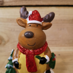 Premier Reindeer Christmas Stocking Hanger 13cm - Size: 17 x 15 x 8cm - Brown - Wilko - thumbnail 4