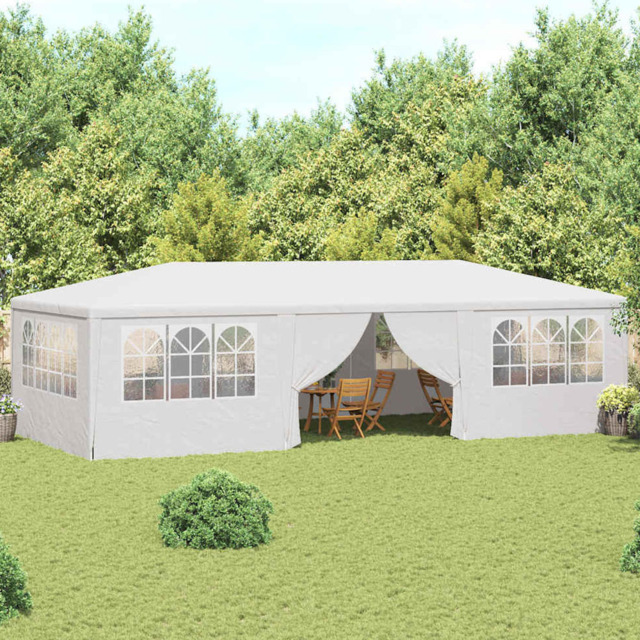 vidaXL 4 x 9m White Waterproof Party Tent - Wilko - image 1