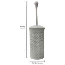JVL Ice Grey Droplette Toilet Brush - JVL Homewares - Wilko - thumbnail 6