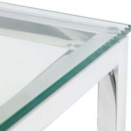 Julian Bowen Miami Silver Lamp Table - Size: 55 x 55 x 55cm - Wilko - thumbnail 6