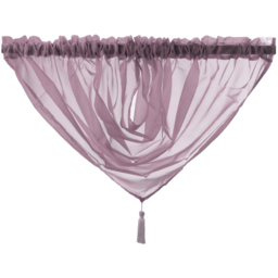 Velosso Riva Mauve Swag Curtain 112 x 99cm - Purple - Wilko - thumbnail 3