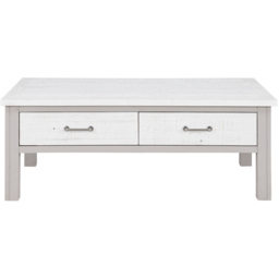Baumhaus Greystone 4 Drawer Grey Coffee Table - Wilko - thumbnail 4