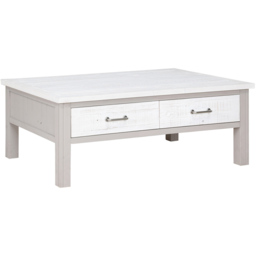 Baumhaus Greystone 4 Drawer Grey Coffee Table - Wilko - thumbnail 3