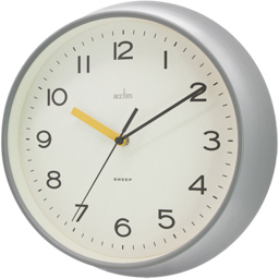 Acctim Rhea Pigeon Grey Wall Clock - Size: 6.8 x 29.5 x 29.5cm - Wilko - thumbnail 3