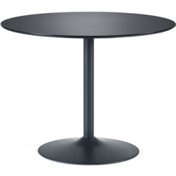 Julian Bowen Nero 2 Seater 80cm Round Dining Table Black - Wilko - thumbnail 3