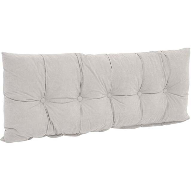 Living and Home Light Grey Chenille Headboard Pillow 60 x 150cm - Size: 60 x 150 x 18cm - Wilko - image 1